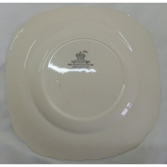 Pair John Maddock & Sons Robin Hood Plates – Antique English Ironstone - Picture 11 of 12